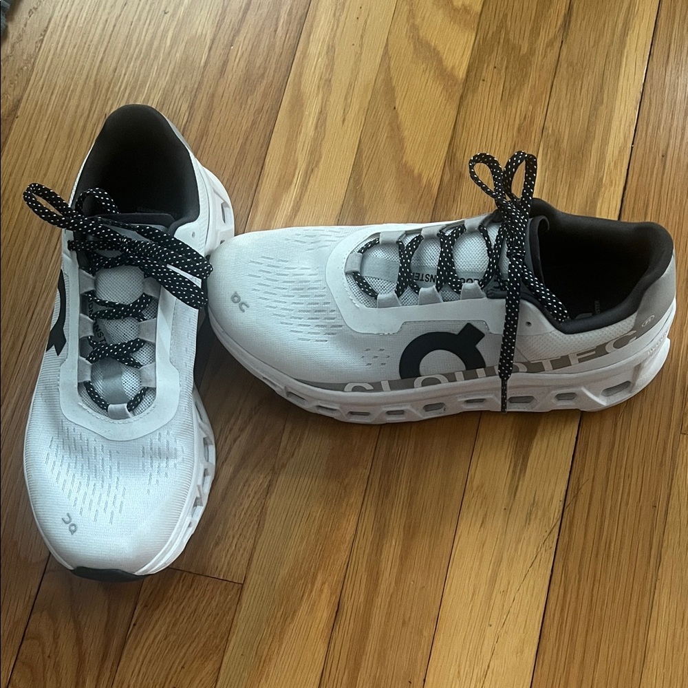 On Running Sneakers in White and Black